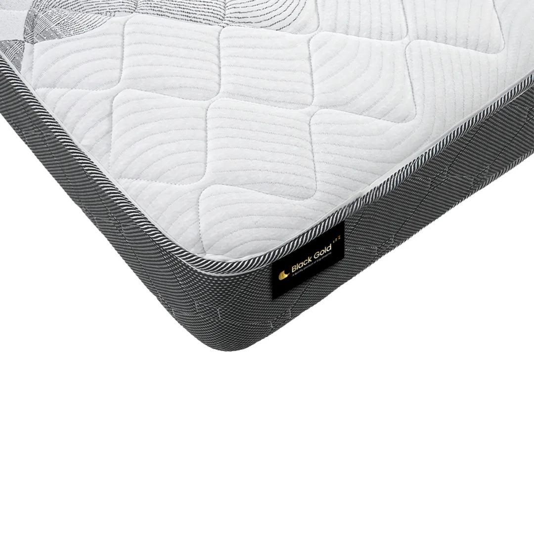 Black Quilted Knitted C